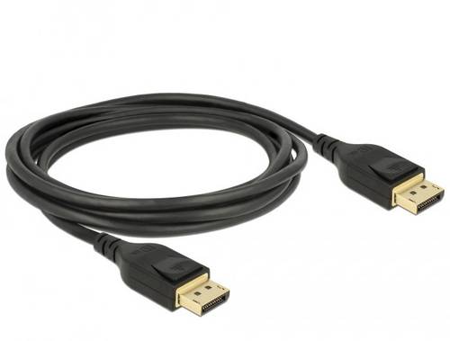 Delock DisplayPort Anschlusskabel DisplayPort Stecker 2 m Schwarz 85660 vergoldete Steckkontakte, v