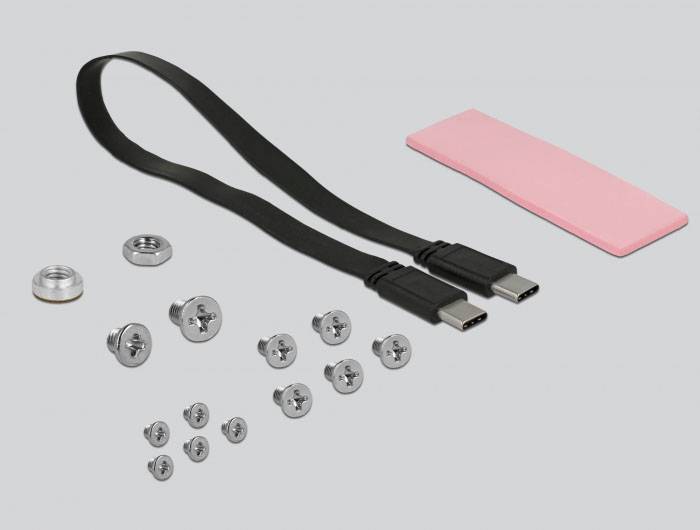 Delock 42609 6.35cm (2.5 Zoll)-Festplattengehäuse 2.5 Zoll USB-C®