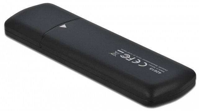 Delock 42615 Externes Gehäuse für M.2 PCIe NVMe SSD USB-C®, M.2 10 GBit/s M.2 PCIe NVMe 2280, 2260, 2242, 2230 42615