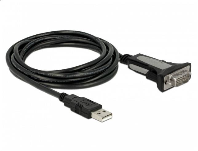 Delock USB 2.0 Adapter [1x USB 2.0 Stecker A - 1x RS232-Stecker] 65962 3 m