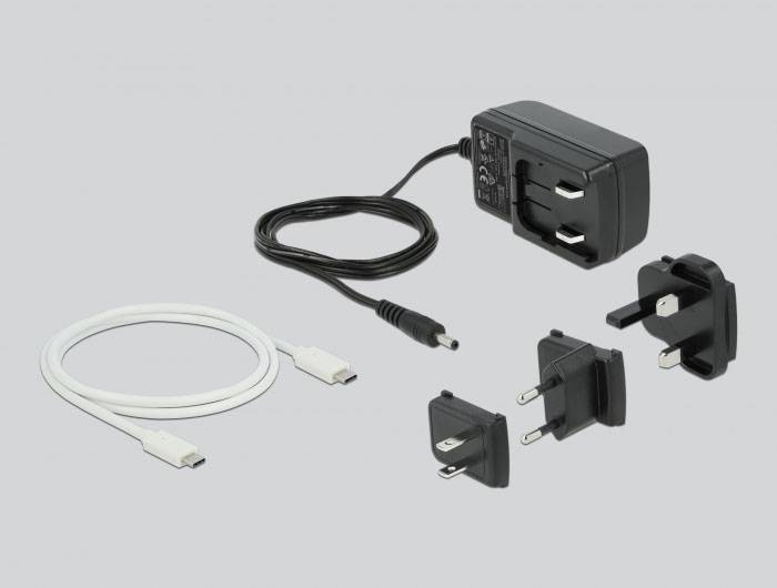 Delock 63084 USB-C®, SATA 6 Gb/s, DC-Buchse 3.5mm Festplatten-Dockingstation