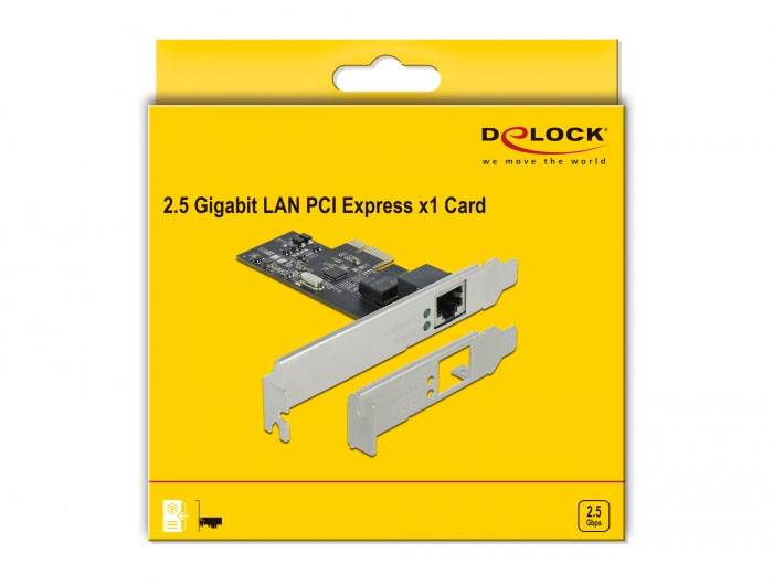 Delock 89564 PCI-Express Karte RJ45 PCIe