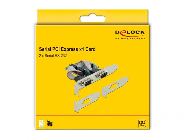 Delock 90007 PCI-Express Karte RS232 PCIe