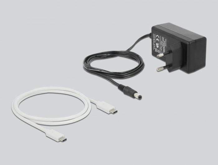 Delock 63331 USB-C®, DC-Buchse 3.5mm Festplatten-Dockingstation