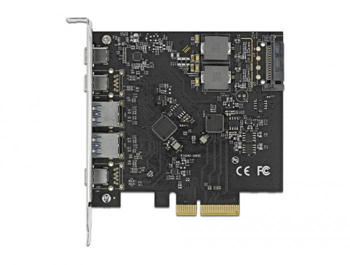 Delock 89074 PCI-Express Karte USB-A (USB 3.2 Gen 2) PCIe