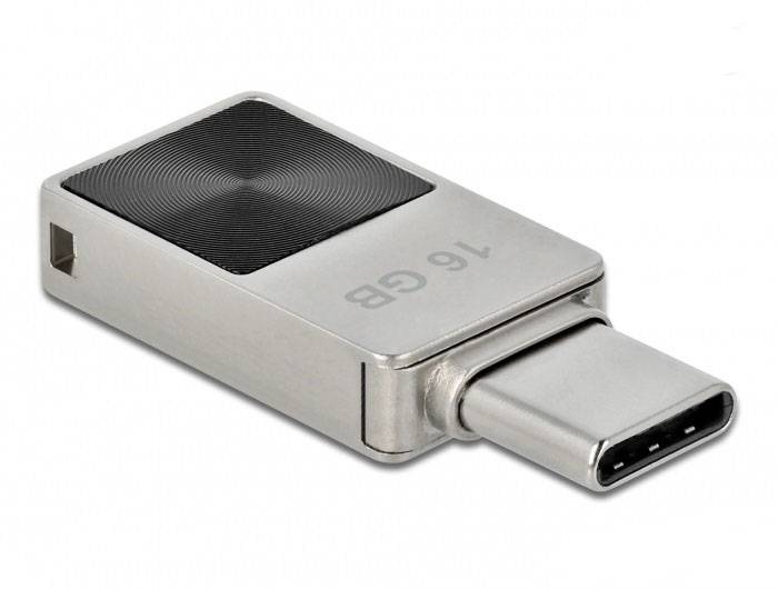 Delock 54082 USB-Stick 16GB Silber 54082 USB-C®