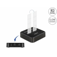 Delock 64177 USB-C® Festplatten-Dockingstation mit Clone-Funktion Delock 64177 USB-C® Festplatten-Dockingstation mit Clone-Funktion