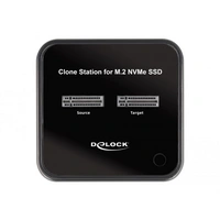 Delock 64177 USB-C® Festplatten-Dockingstation mit Clone-Funktion Delock 64177 USB-C® Festplatten-Dockingstation mit Clone-Funktion