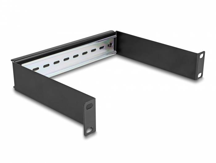 Delock 66897 10 Zoll Netzwerkschrank-Teilpaneel Schwarz