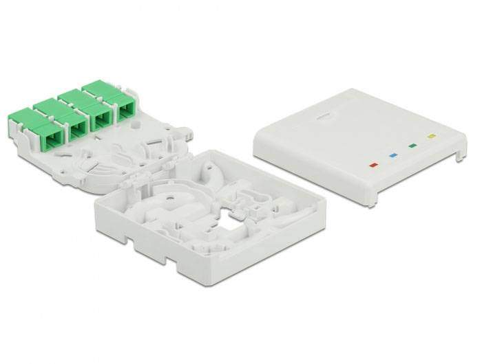 Delock 85921 LWL-Dose Weiß 1St.