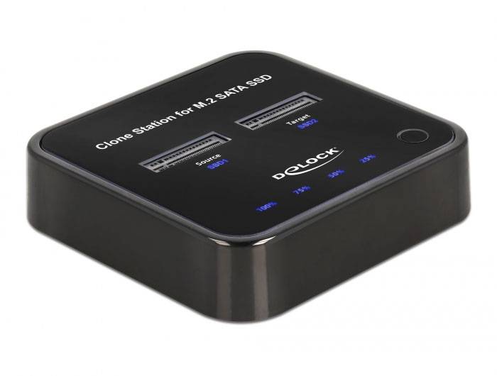 Delock 64178 USB-C® Festplatten-Dockingstation mit Clone-Funktion