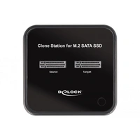 Delock 64178 USB-C® Festplatten-Dockingstation mit Clone-Funktion Delock 64178 USB-C® Festplatten-Dockingstation mit Clone-Funktion