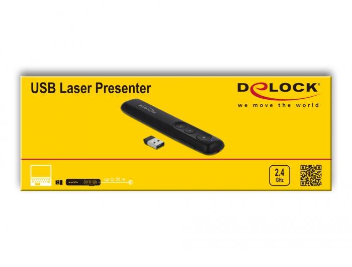 Delock 64092 Bluetooth® Bluetooth® Presenter inkl. Laserpointer
