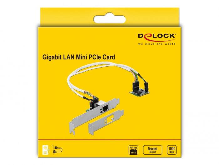 Delock 95265 PCI-Express Karte RJ45 Mini-PCI-Express