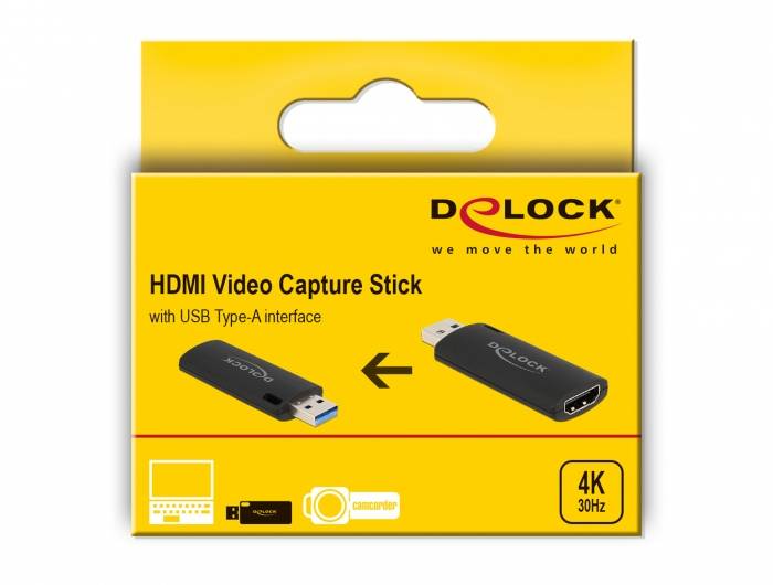 Delock 88307 1+1 Port Video Capture System USB Full-HD-Auflösung