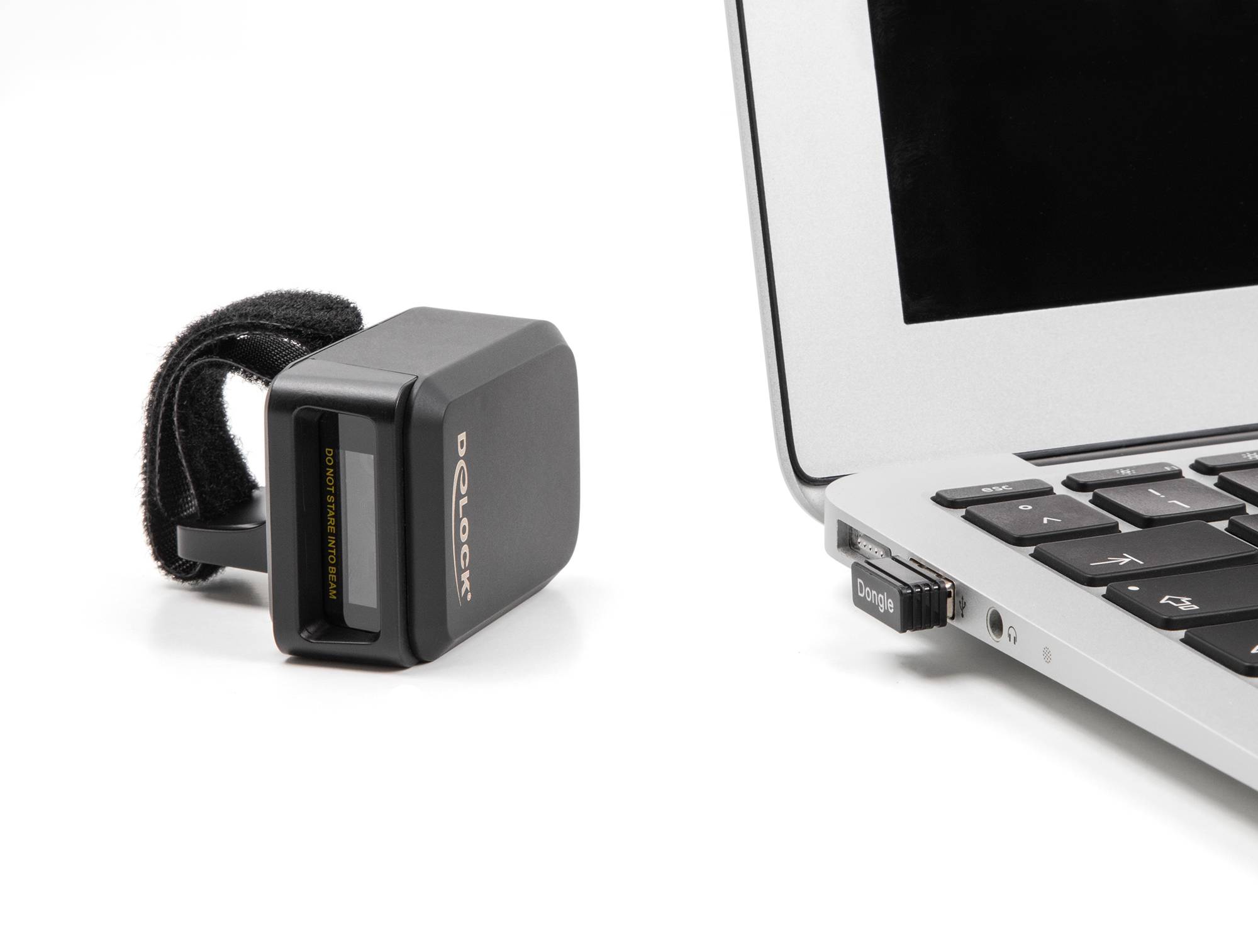 Delock 90607 2D Barcode-Scanner Bluetooth® 2D, 1D LED Schwarz Smartphone- / Tablet-Scanner