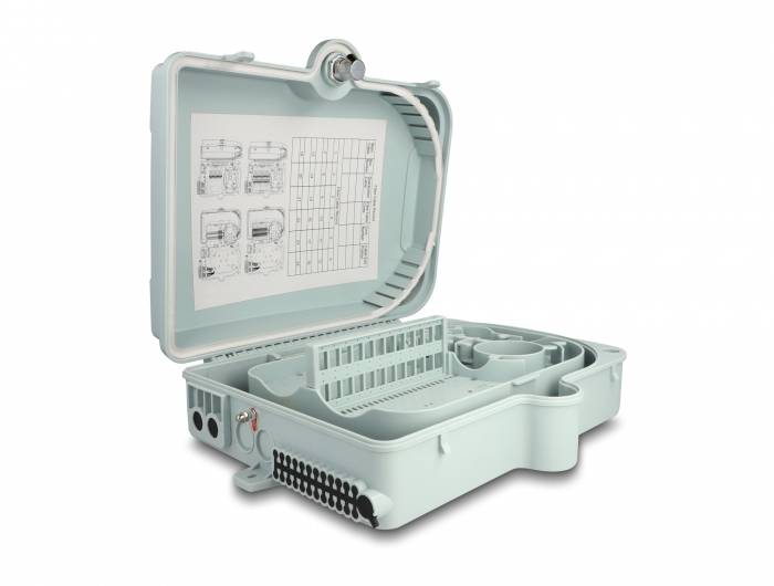 Delock 87903 LWL-Dose Grau 1St.