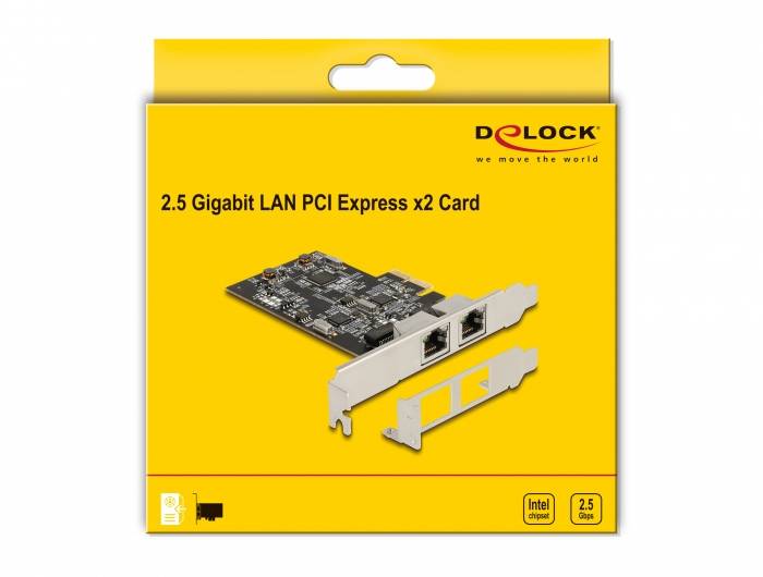 Delock 89392 PCI-Express Karte RJ45 PCIe