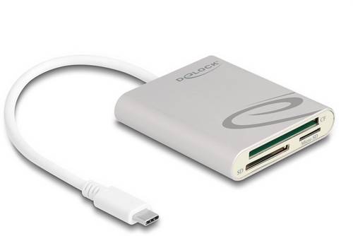 Delock 91005 Externer Speicherkartenleser Grau