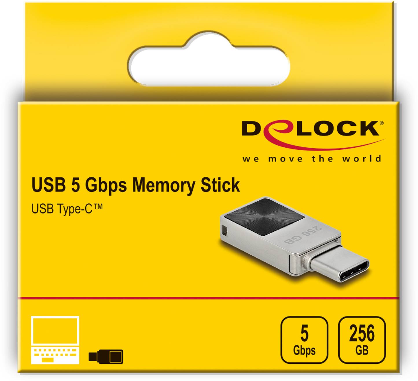 Delock 54009 USB-Stick 256GB 54009 USB-C®