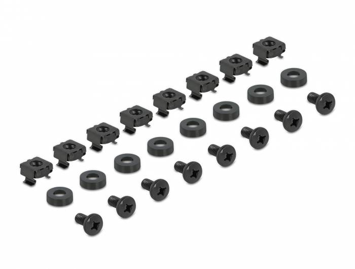 Delock 66885 19 Zoll Tragplatte Schwarz