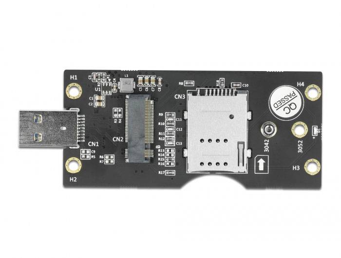 Delock 63166 Schnittstellen-Konverter [1x USB 3.0 - 1x M2]