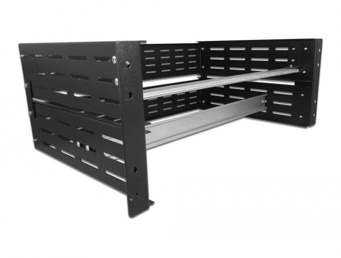 Delock 42632 19 Zoll Netzwerkschrank-Einschubsystem 4 HE Schwarz