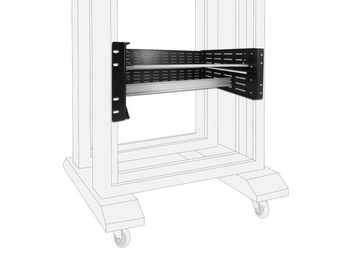 Delock 42632 19 Zoll Netzwerkschrank-Einschubsystem 4 HE Schwarz
