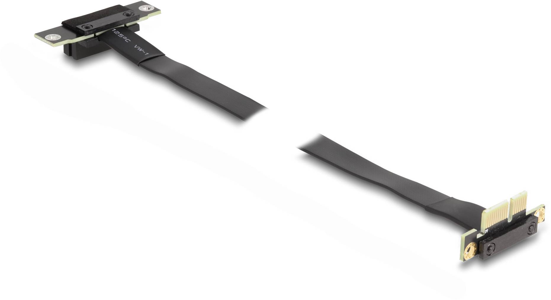 Delock PCIe Riser Kabel 0.6m Schwarz 88043