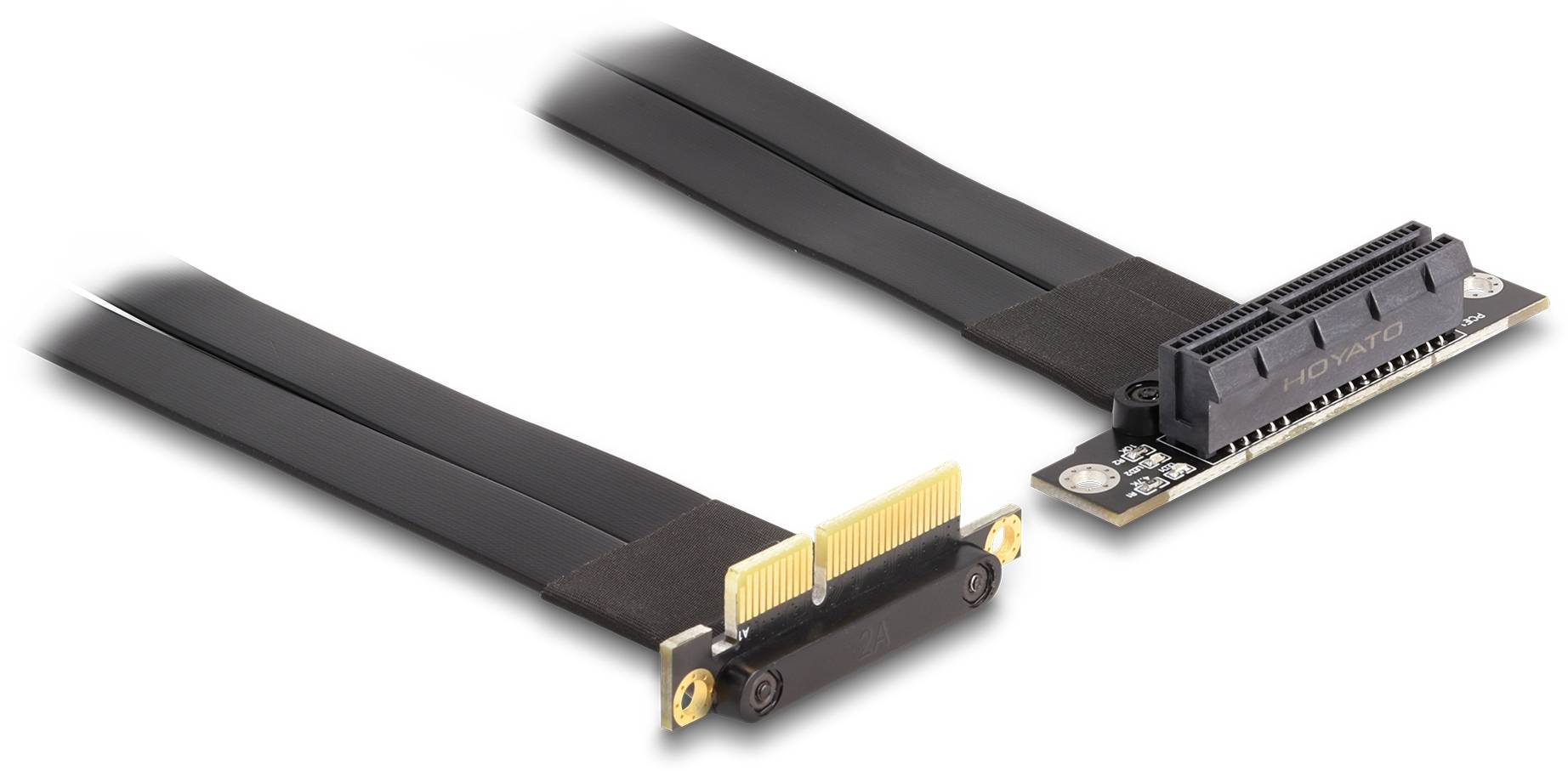 Delock PCIe Riser Kabel 0.6m Schwarz 88045
