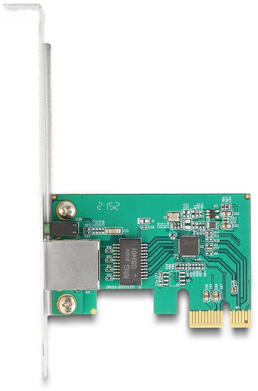 Delock 88100 PCI-Express Karte RJ45 PCIe