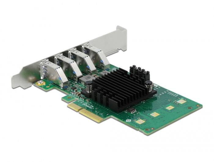 Delock 89048 PCI-Express Karte USB-A (USB 3.2 Gen 1) PCIe