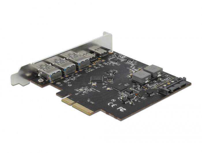 Delock 89064 PCI-Express Karte USB-A (USB 3.2 Gen 2) PCIe