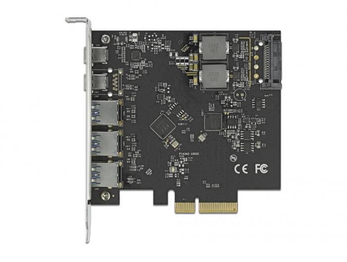 Delock 89064 PCI-Express Karte USB-A (USB 3.2 Gen 2) PCIe