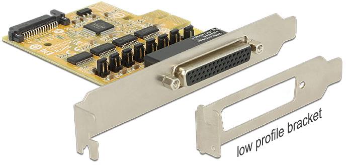 Delock 89447 PCI-Express Karte Seriell (25pol.) PCIe