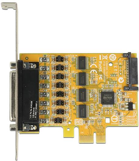 Delock 89447 PCI-Express Karte Seriell (25pol.) PCIe