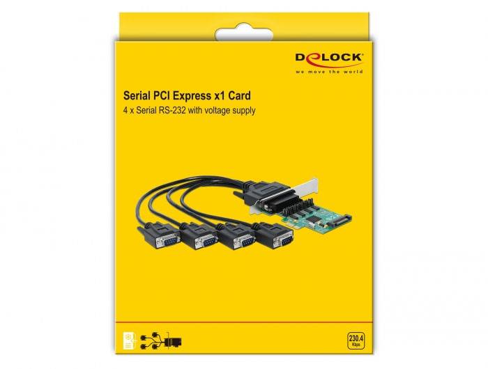 Delock 89938 PCI-Express Karte RS232 PCIe