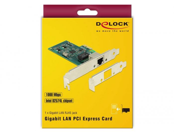 Delock 89943 PCI-Express Karte RJ45 PCIe
