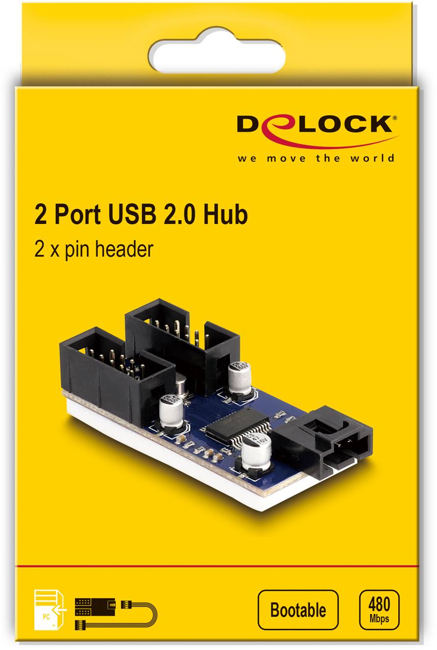 Delock 61100 USB Pfostenbuchse USB-A (USB 2.0)
