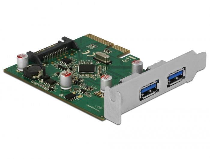 Delock 90298 PCI-Express Karte USB-A (USB 3.2 Gen 1) PCIe