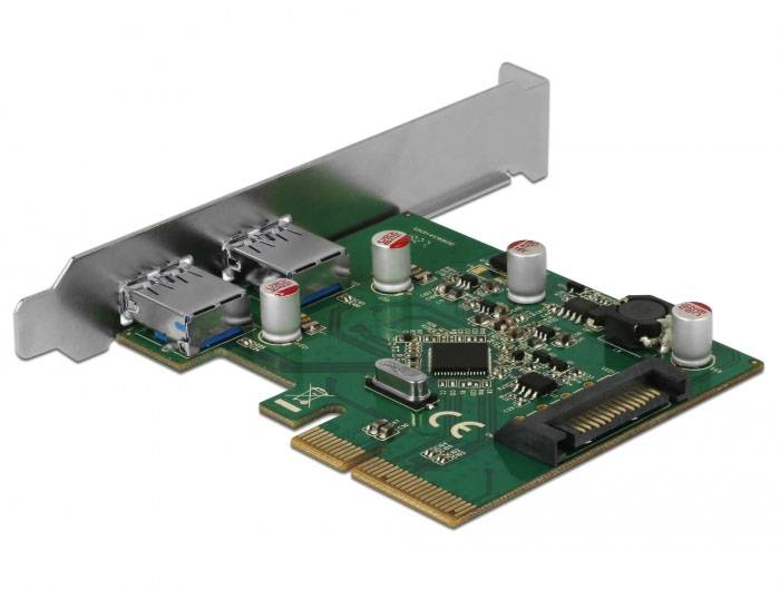 Delock 90298 PCI-Express Karte USB-A (USB 3.2 Gen 1) PCIe