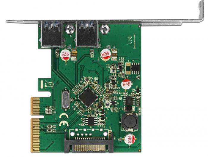 Delock 90298 PCI-Express Karte USB-A (USB 3.2 Gen 1) PCIe