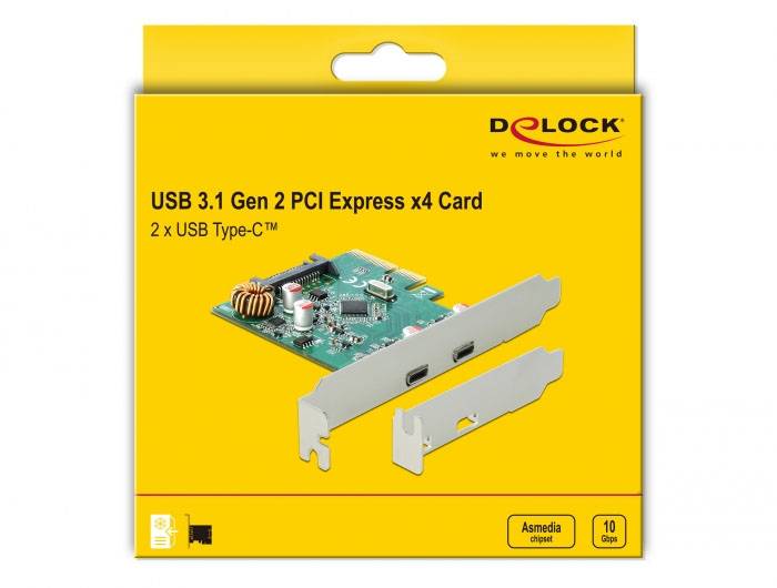 Delock 90397 PCI-Express Karte USB-A (USB 3.2 Gen 1) PCIe