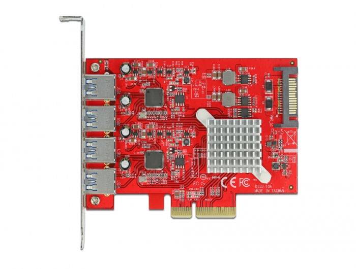 Delock 90481 PCI-Express Karte USB-A (USB 3.2 Gen 2) PCIe