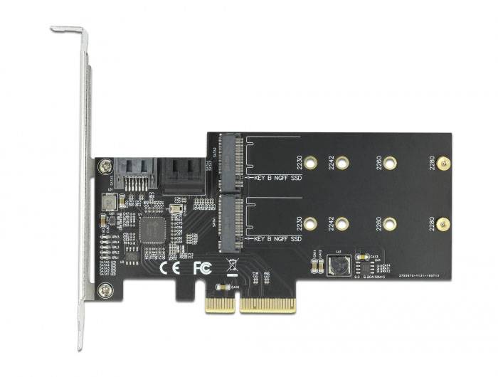 Delock 90499 PCI-Express Karte M.2, SATA PCIe