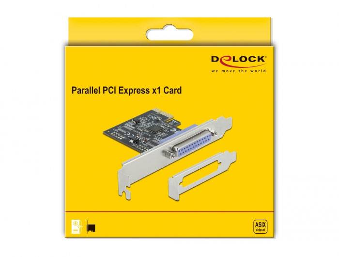 Delock 90500 PCI-Express Karte Parallel (IEEE 1284) PCIe
