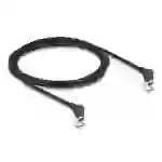 Delock 80282 RJ45 Netzwerkkabel, Patchkabel CAT 6a S/FTP 2.00m Schwarz 1St. Delock 80282 RJ45 Netzwerkkabel, Patchkabel CAT 6a S/FTP 2.00m Schwarz 1St.