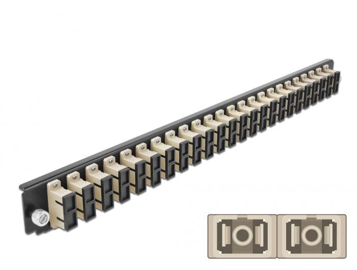 Delock 43365 LWL-Frontblende 1 HE
