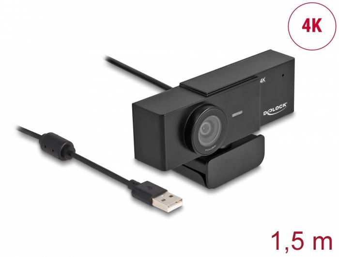 Delock 96400 Full HD-Webcam Klemm-Halterung