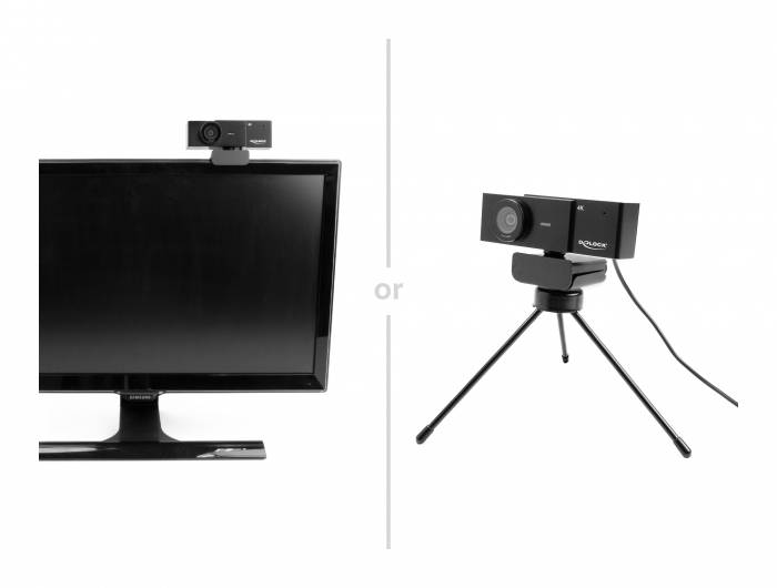 Delock 96400 Full HD-Webcam Klemm-Halterung